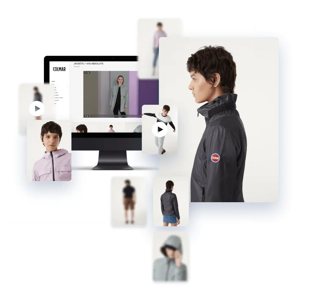 COLMAR catalogo online B2B – solution illustration