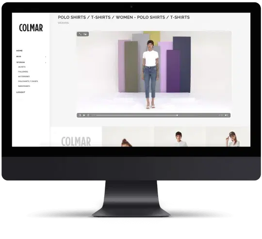 COLMAR catalogo online B2B – solution illustration