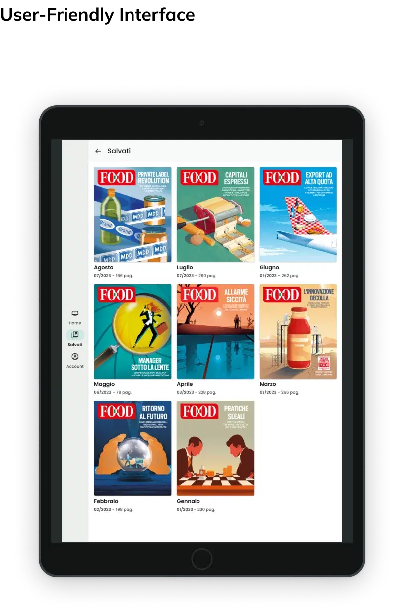FoodApp – solution illustration