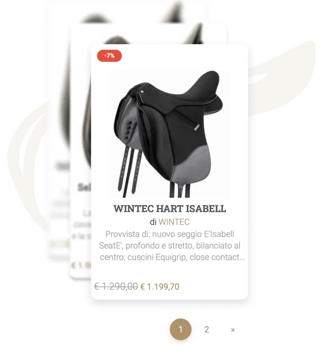 Selleria Tombini clothing e-commerce – solution illustration