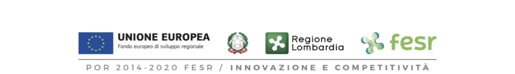 Loghi di Unione Europea (FESR), Repubblica Italiana e Regione Lombardia: POR FESR 2014-2020