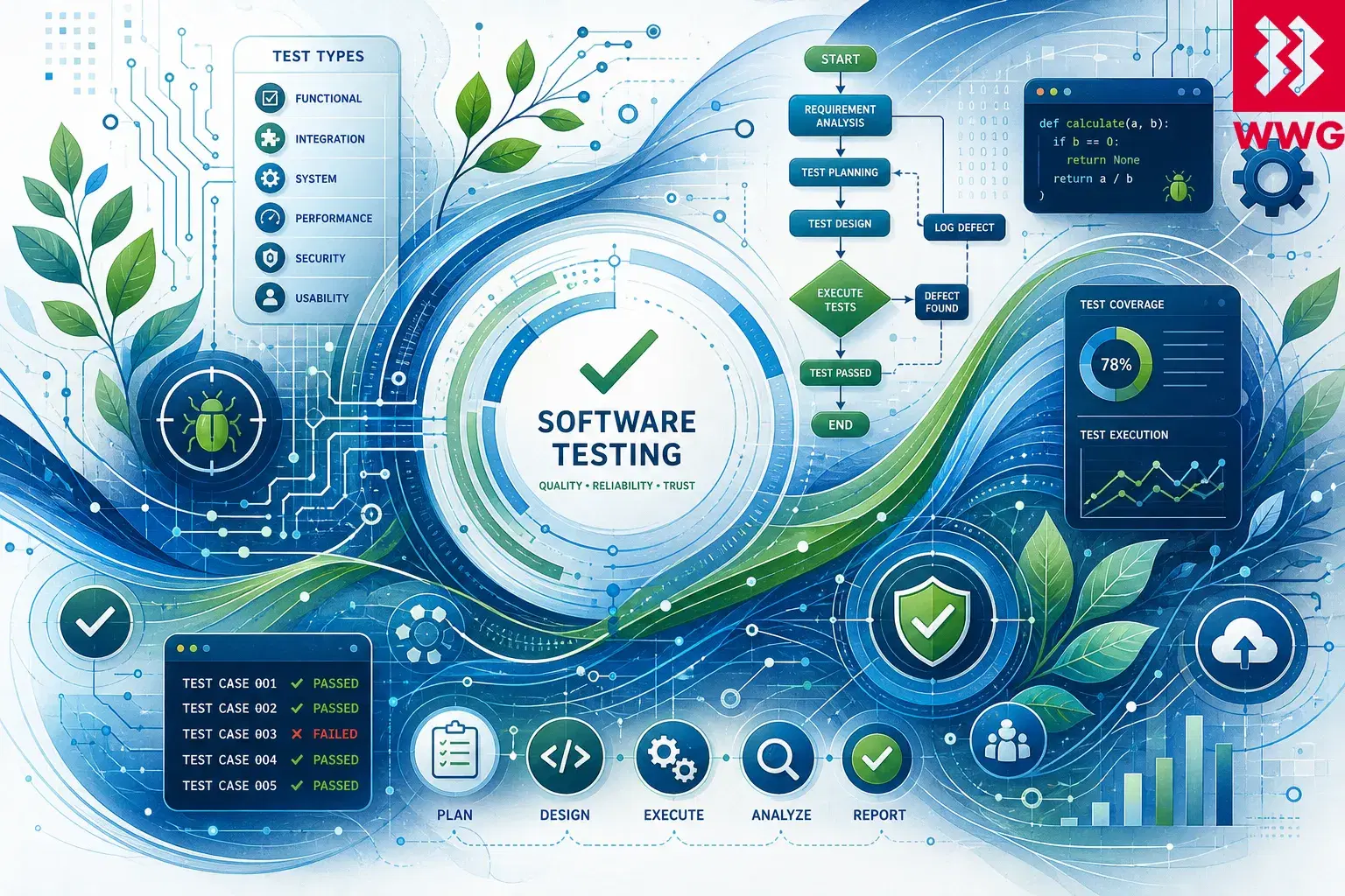 Software testing: cos'è, tipi di test, strumenti e best practice