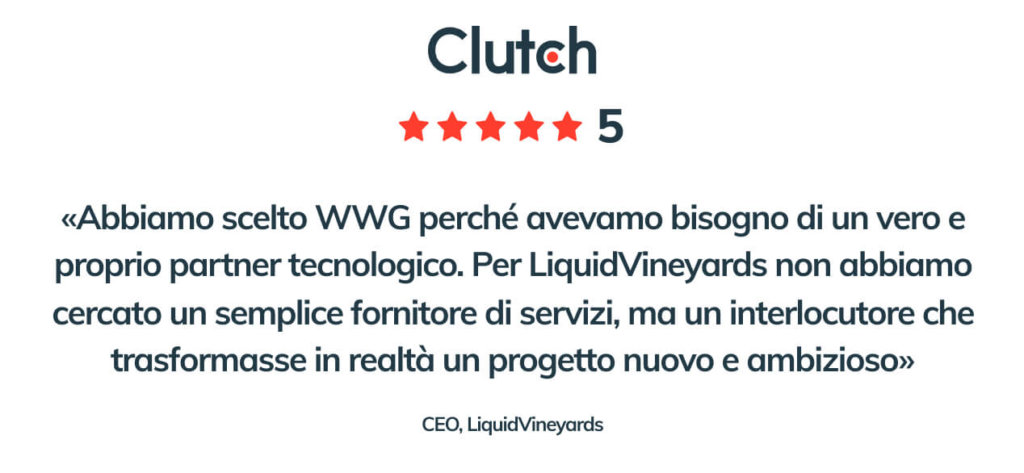 Blog post 3 inside Per CLUTCH.CO WWG è tra le migliori software house italiane in ambito sviluppo web, servizi IT e sviluppo app