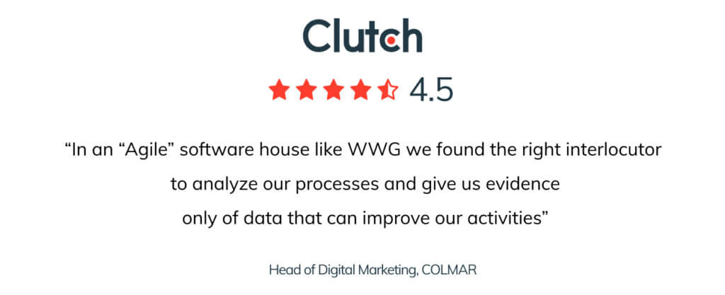 Blog post 2 inside 1 WWG is Clutch top B2B companies 2021